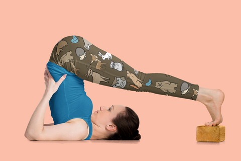 Woodland Yoga Leggings - Seasonally Gifted 