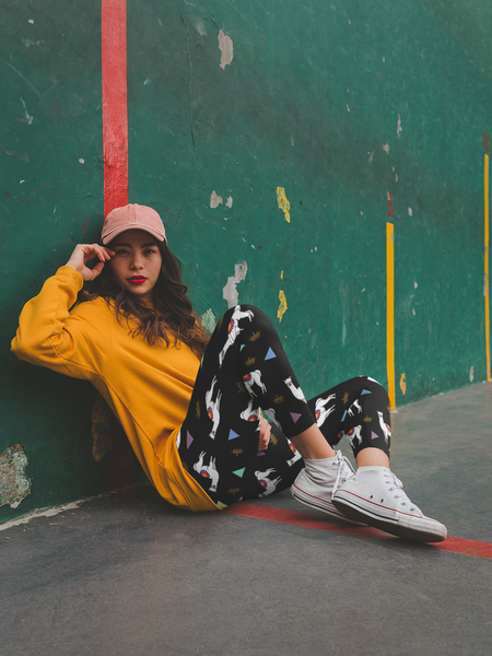 Llama Yoga Leggings - Seasonally Gifted 