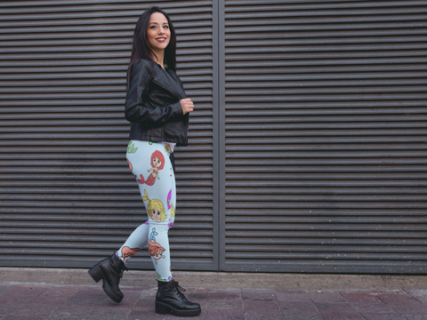 Mermaid Yoga Leggings - Seasonally Gifted 
