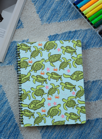 Turtle Spiral notebook