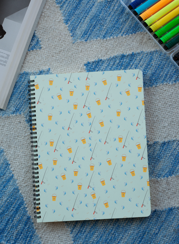 Fishing Spiral notebook