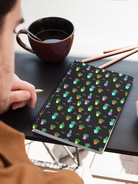 Cactus Spiral notebook