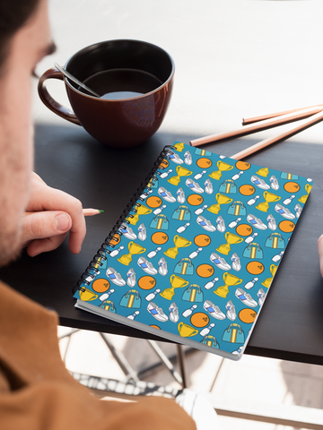 Bowling Spiral notebook