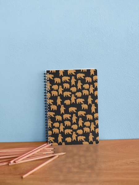 Bear Spiral notebook