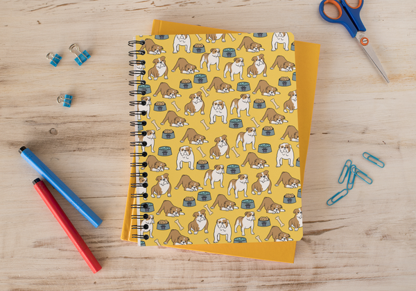 Bulldog Spiral notebook