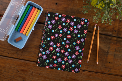 Flower1 Spiral notebook