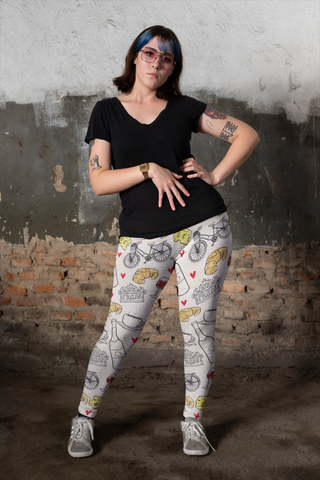 Paris Yoga Leggings - Seasonally Gifted 