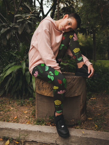 Floral Leggings - Seasonally Gifted 