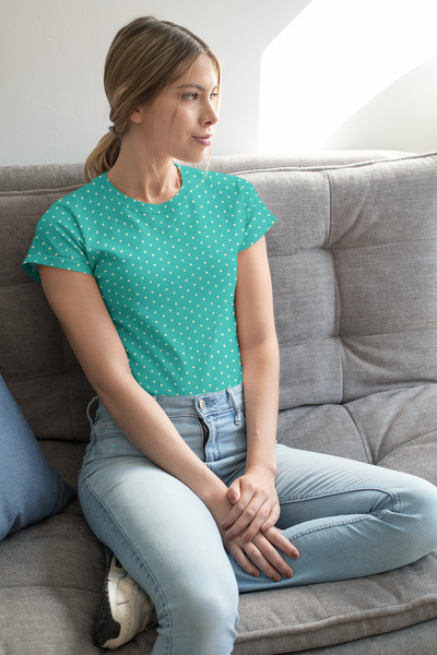 Polka Dot Women's T-shirt - Seasonally Gifted 