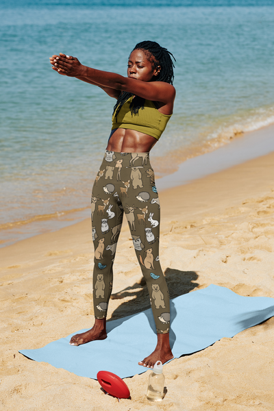 Woodland Yoga Leggings - Seasonally Gifted 