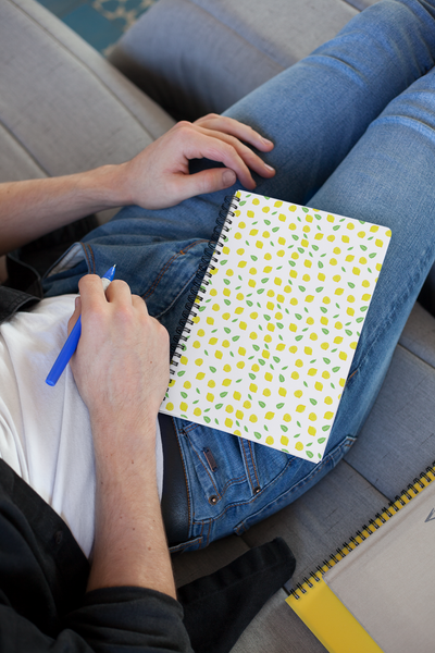 Lemon Spiral notebook