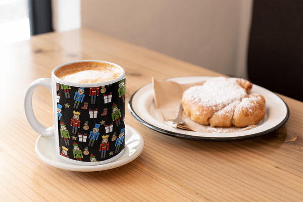 Nutcracker White glossy mug