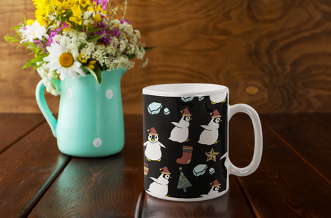 Penguin White glossy mug