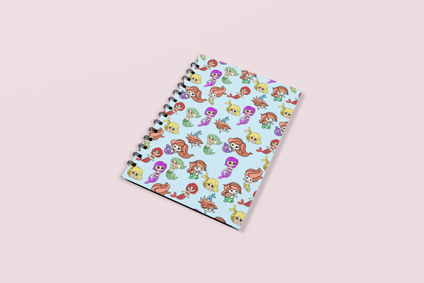 Mermaid Spiral notebook