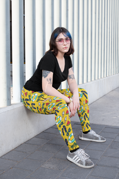 Summer Yoga Leggings - Seasonally Gifted 