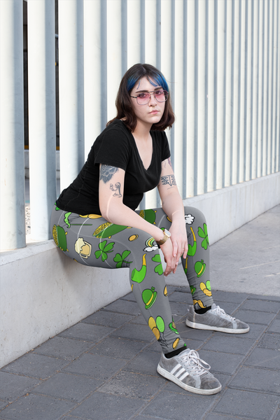 St. Patrick's Day Yoga Leggings - Seasonally Gifted 