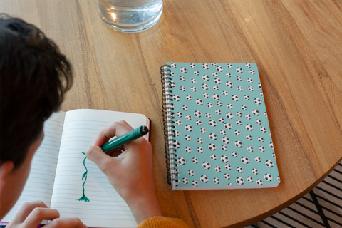 Football Spiral notebook