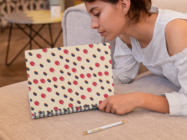 Rugby Spiral notebook