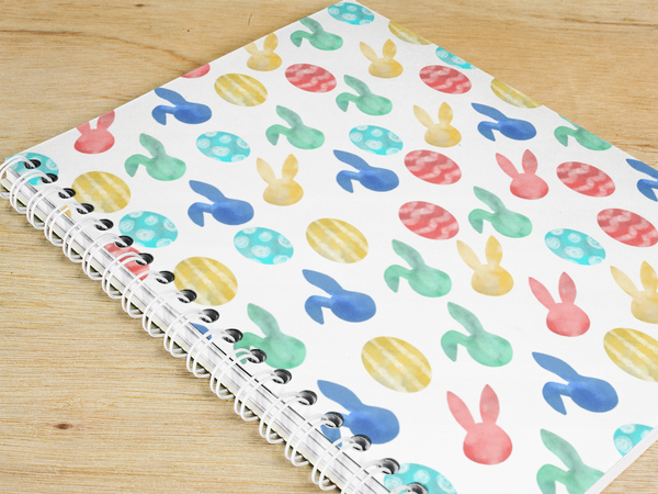 Easter Watercolor Spiral notebook