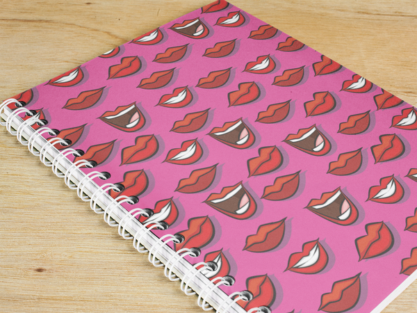 Lip Spiral notebook