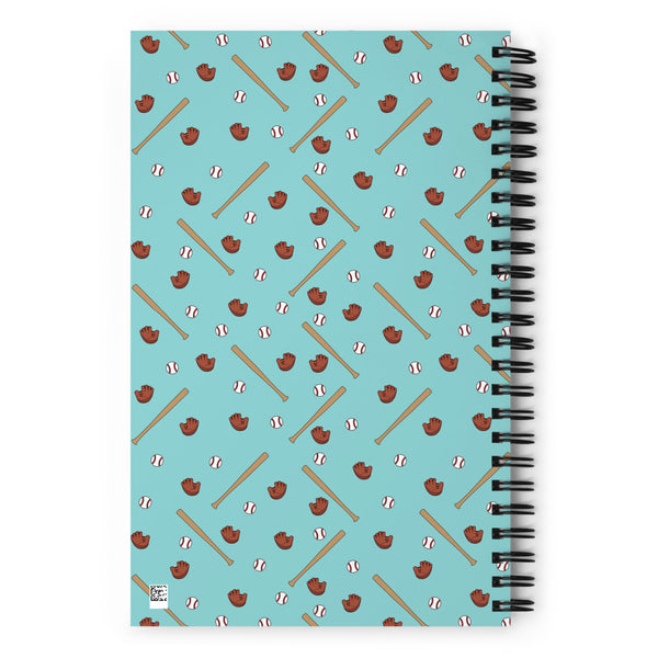 Baseball Spiral notebook