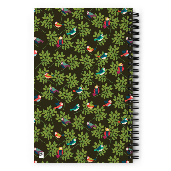 Bird Spiral notebook