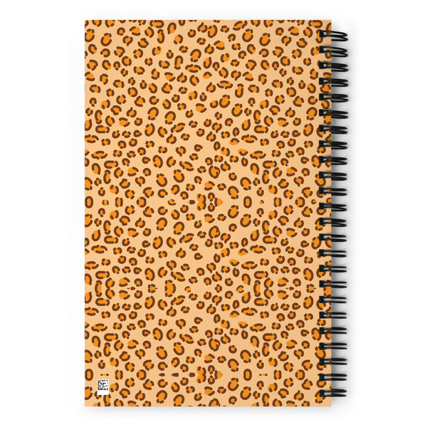 Cheetah Spiral notebook