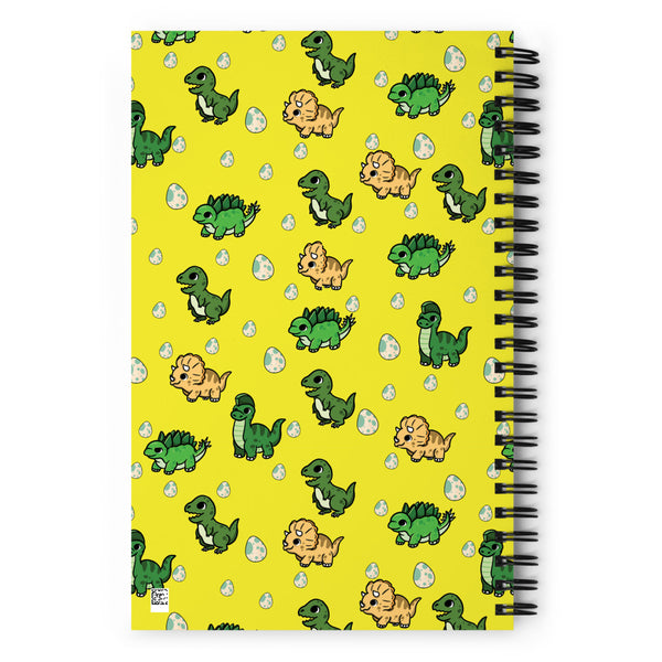 Dinosaur Spiral notebook