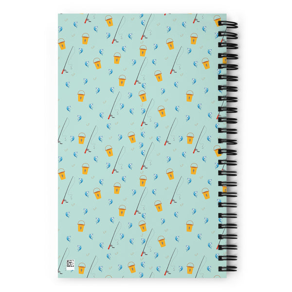 Fishing Spiral notebook