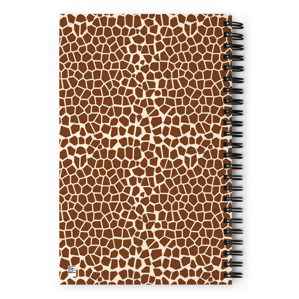 Giraffe Spiral notebook