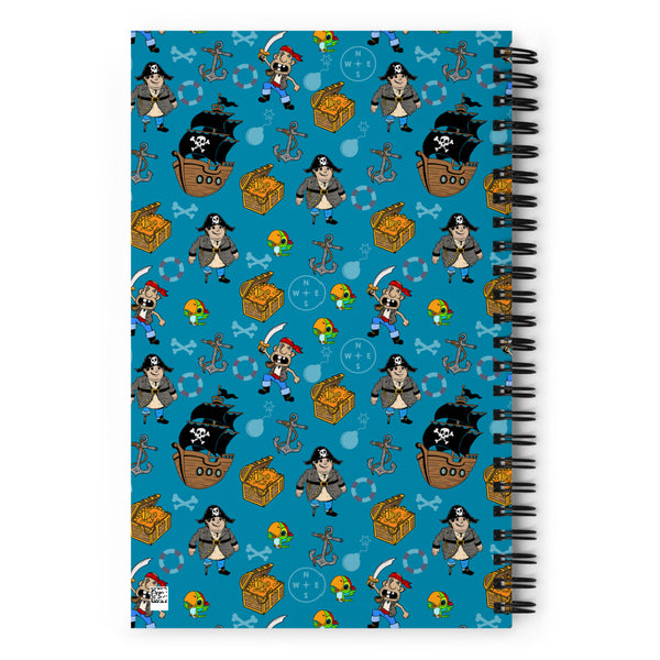 Pirate Spiral notebook