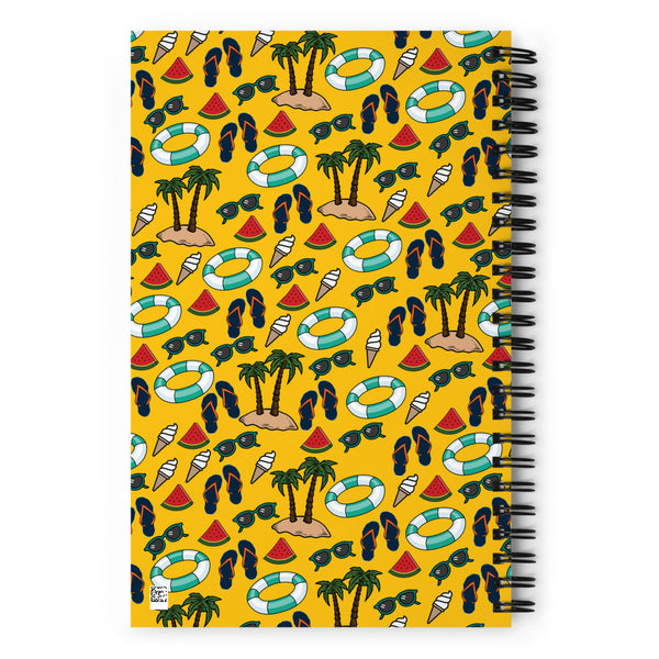 Summer Spiral notebook