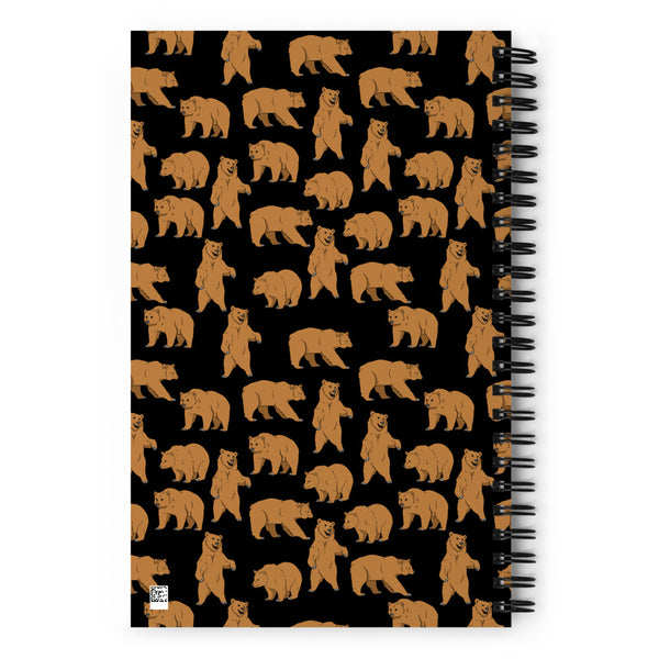 Bear Spiral notebook