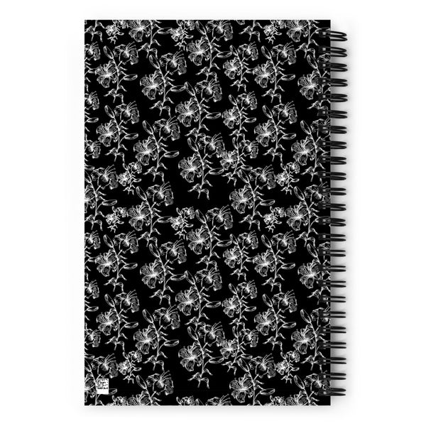 Floral1 Spiral notebook