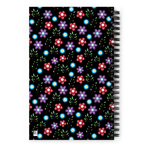 Flower1 Spiral notebook