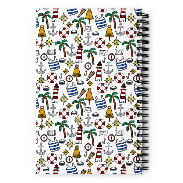 Nautical Spiral notebook