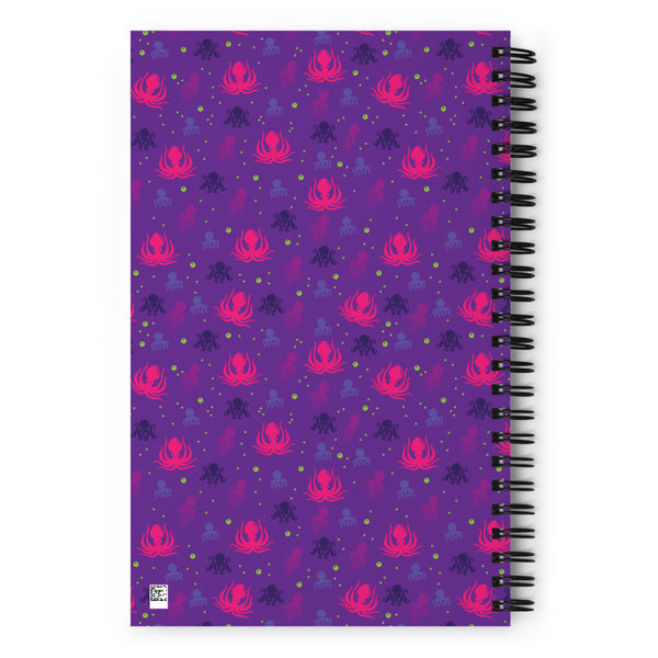 Octopus Spiral notebook