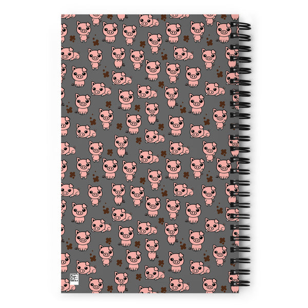 Pig Spiral notebook