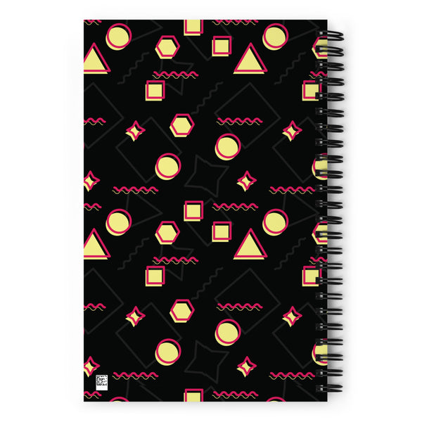Random pattern Spiral notebook