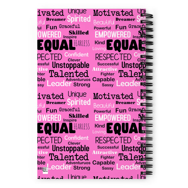 Words Spiral notebook