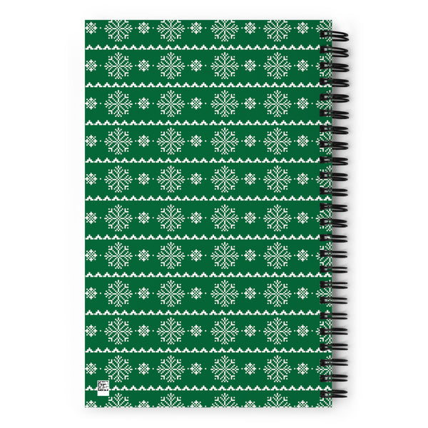 Christmas Sweater 2 Spiral notebook