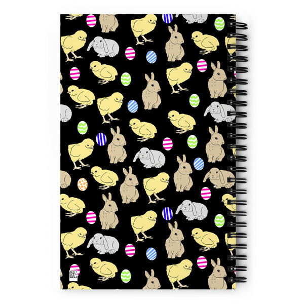 Easter Spiral notebook