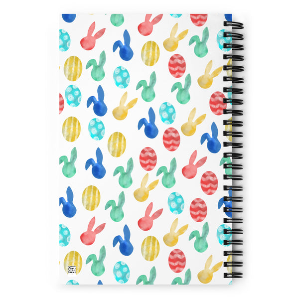 Easter Watercolor Spiral notebook