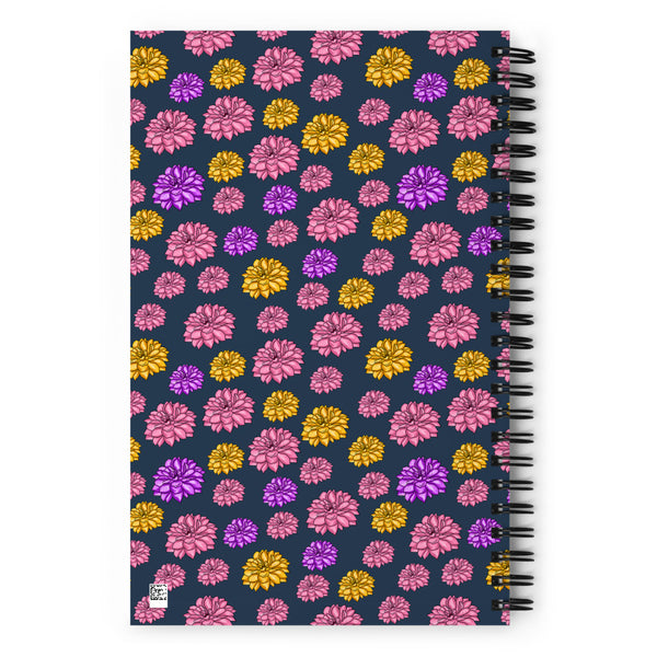 Flower Spiral notebook