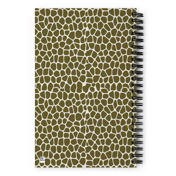 Giraffe Spiral notebook