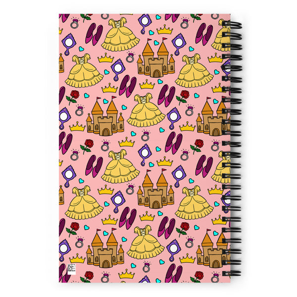 Princess Spiral notebook