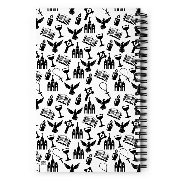 Religious Spiral notebook