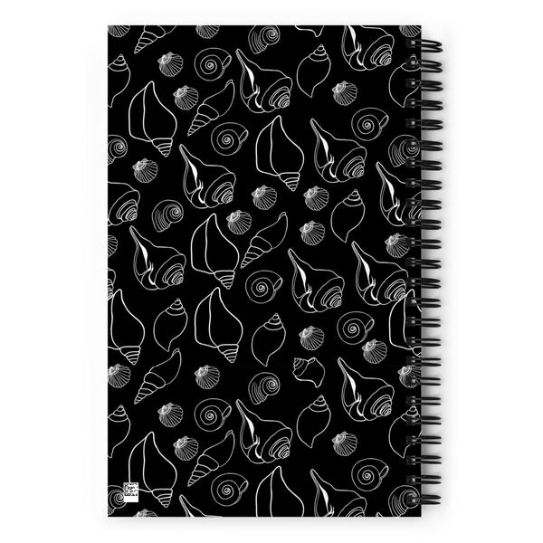 Seashell Spiral notebook