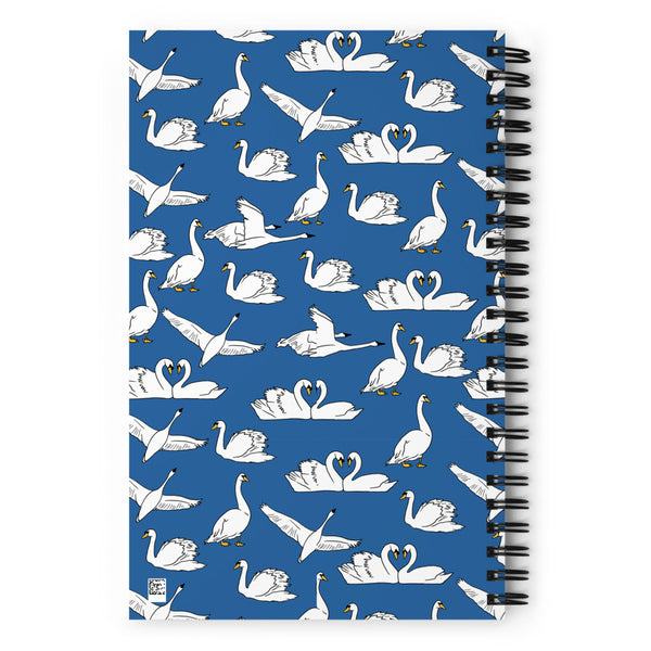 Swan Spiral notebook