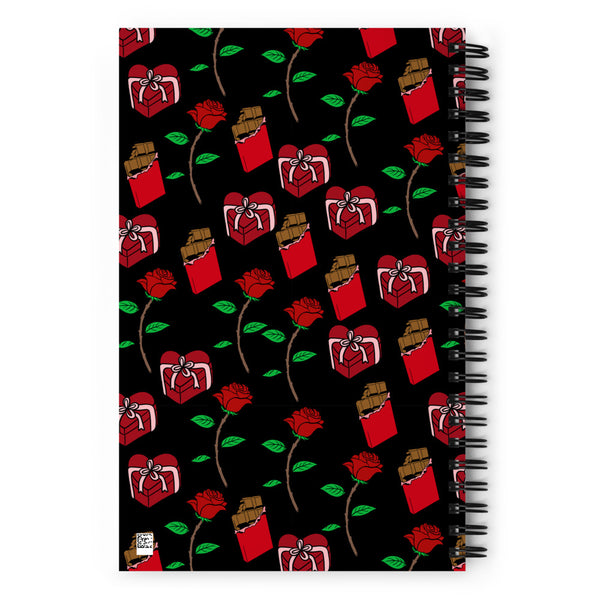 Valentine Spiral notebook